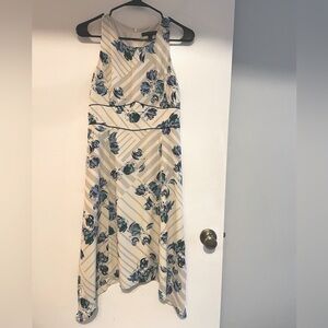 Banana Republic Women Floral Sleeveless Dress Fit & Flare Size 0